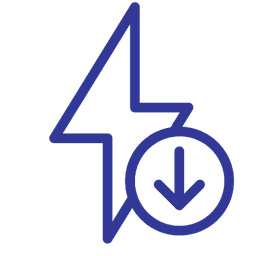 Energy saving icon