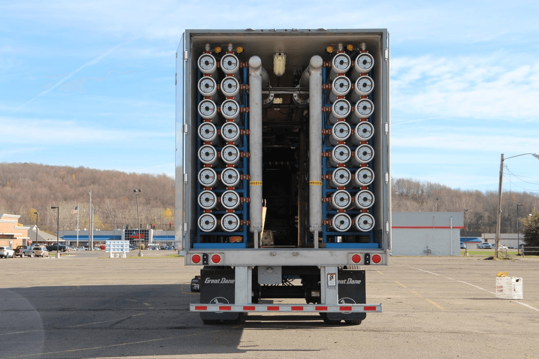 Mobile IMPRO Reverse Osmosis trailer