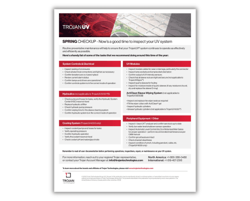 Literature-ServiceChecklist