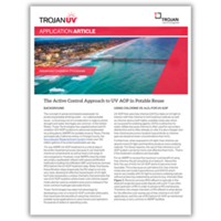 The active control approach to UV AOP in Potable Reuse