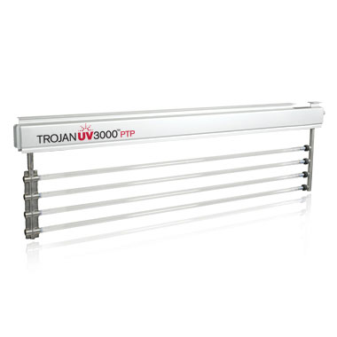 A photo of a TrojanUV3000PTP module