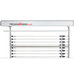 A photo of a TrojanUV3000Plus module